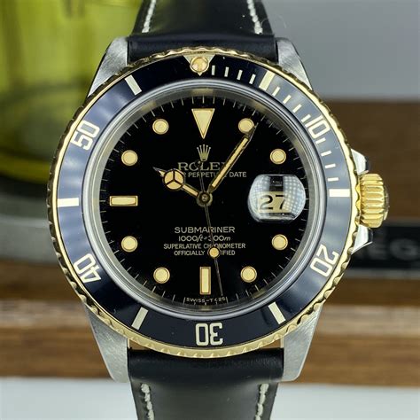 rolex two tone gold submariner|rolex submariner two tone review.